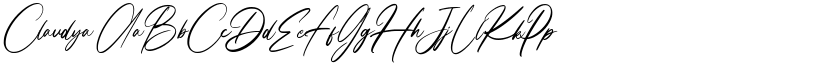 Claudya font