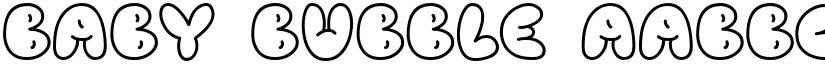 Baby Bubble font