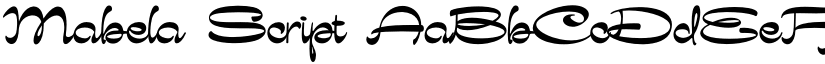 Mabela Script font