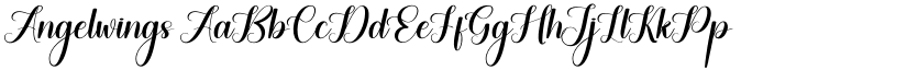 Angelwings font