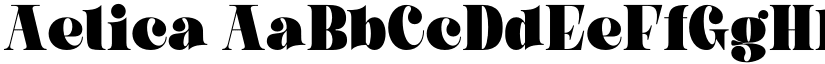 Aelica font