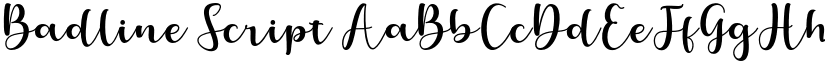 Badline Script font download