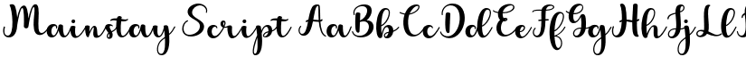 Mainstay Script font
