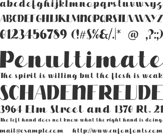 Kids Asia font preview