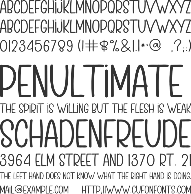 HUMMINGBIRDS font preview