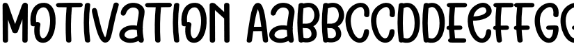 Motivation font