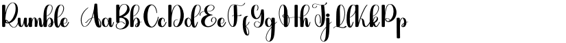 Rumble font