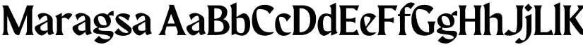 Maragsa font