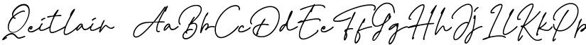 Qeitlair font