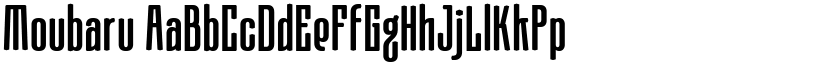 Moubaru font