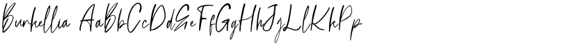 Burkellia font