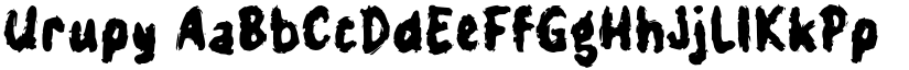 Urupy font