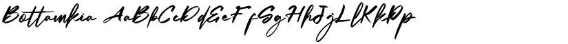 Bottamkia font