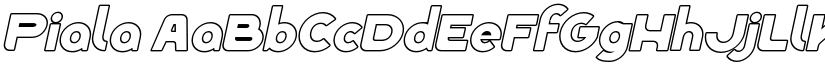 Piala font