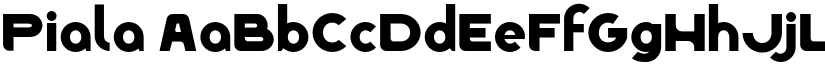 Piala font
