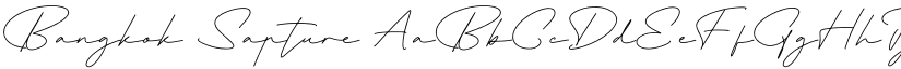 Bangkok Sapture font