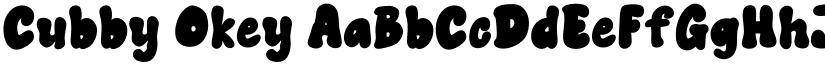 Cubby Okey font