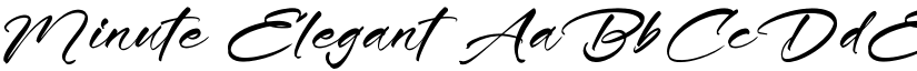 Minute Elegant font
