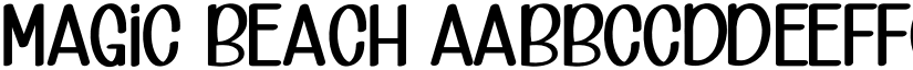 Magic Beach font