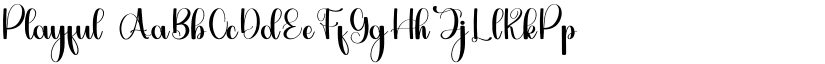 Playful font