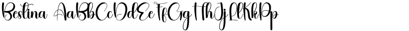 Bestina font