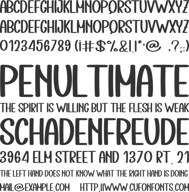 Madelin font preview