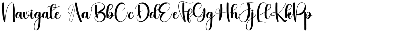 Navigate font