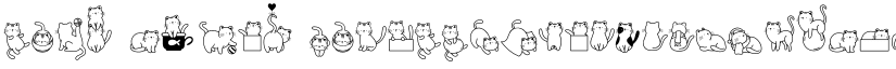 Cats Lover font