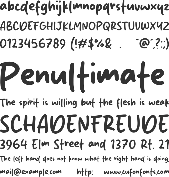 Mistery Silent font preview