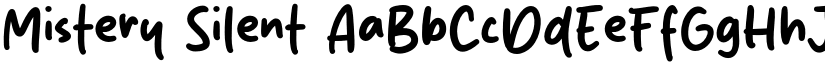 Mistery Silent font