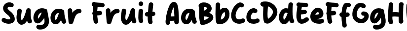 Sugar Fruit font