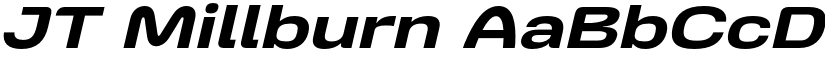 JT Millburn font