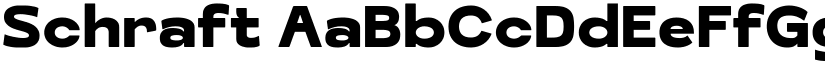 Schraft font