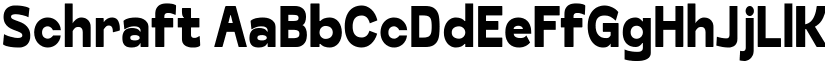 Schraft font