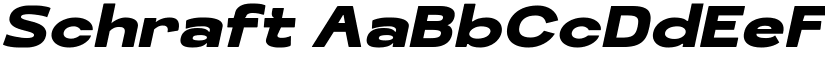 Schraft font