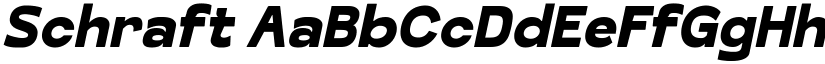 Schraft font