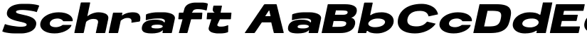 Schraft font
