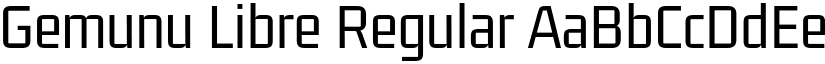 Gemunu Libre Regular font