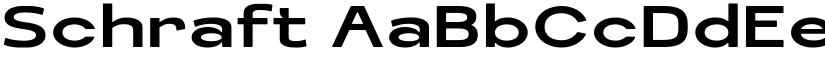 Schraft font