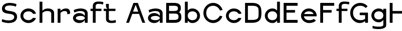 Schraft font