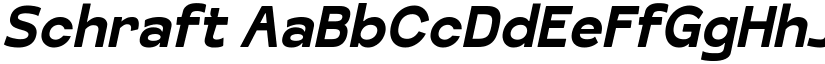 Schraft font