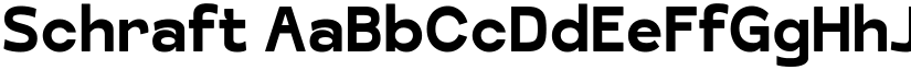 Schraft font