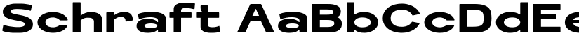 Schraft font