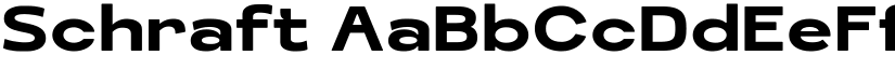 Schraft font