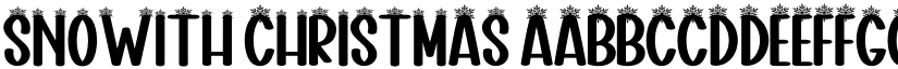 Snowith Christmas font