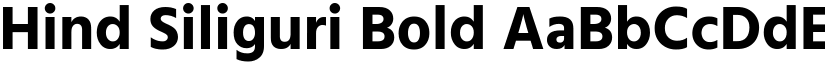 Hind Siliguri Bold font