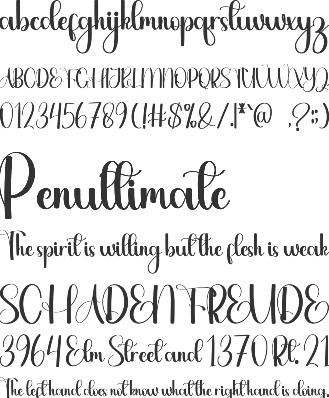 Baby Letter font preview