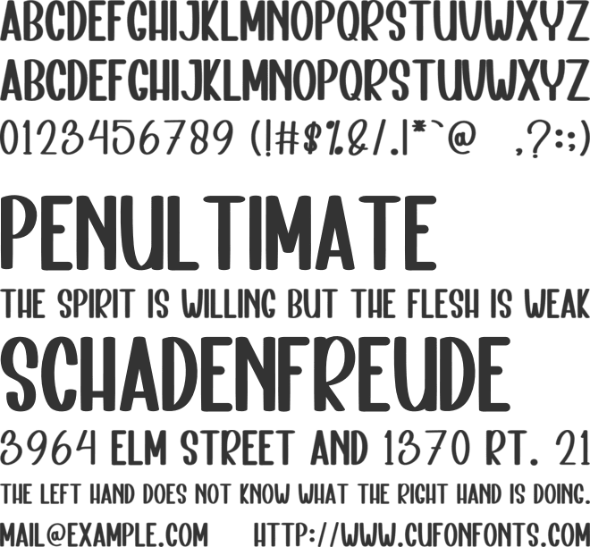Wonderful Halloween font preview