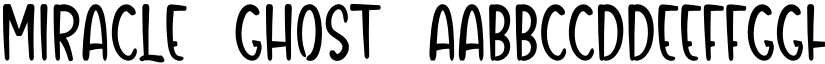 Miracle Ghost font