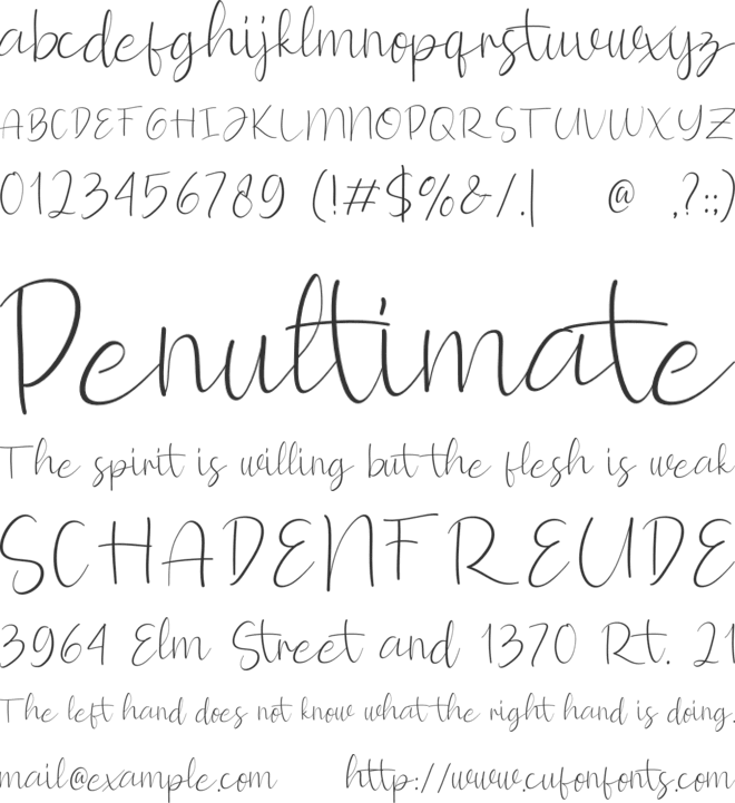 Friend To Mother font preview